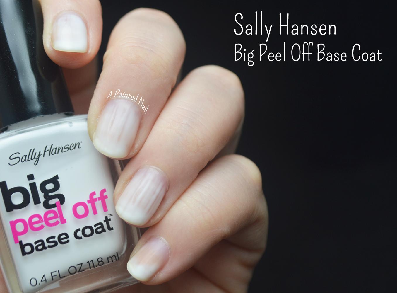 A Painted Nail: Sally Hansen Big Peel Off Base Coat