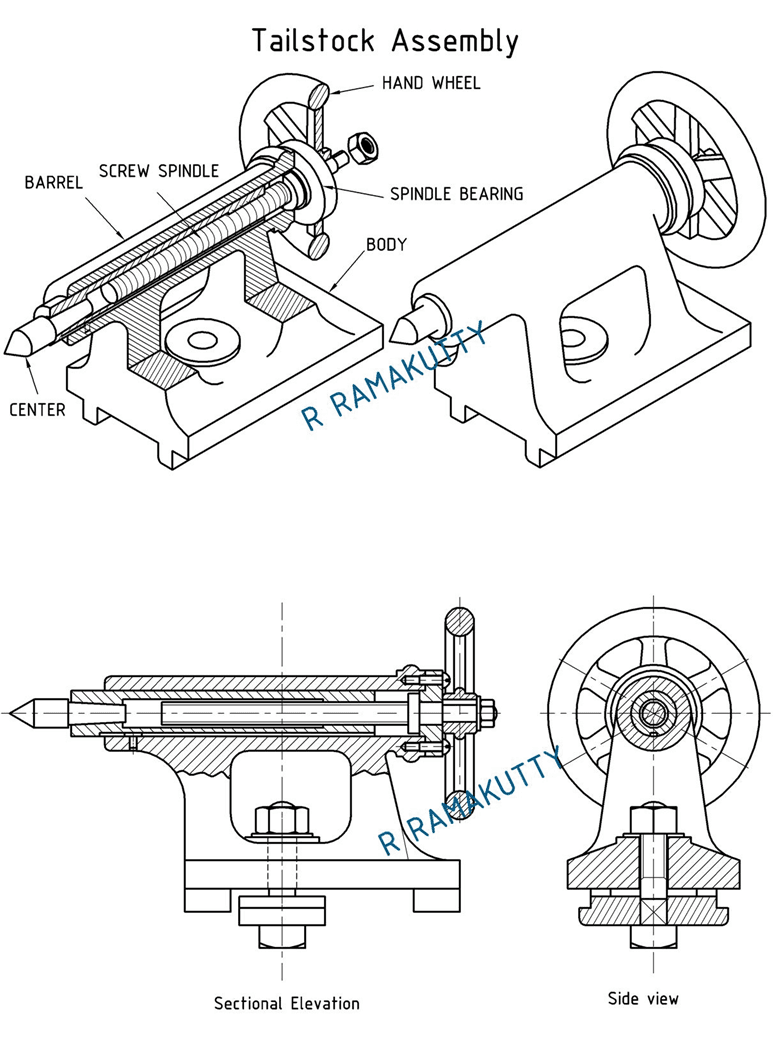 Lathe Tailstock Assembly at Annalisa Hanley blog