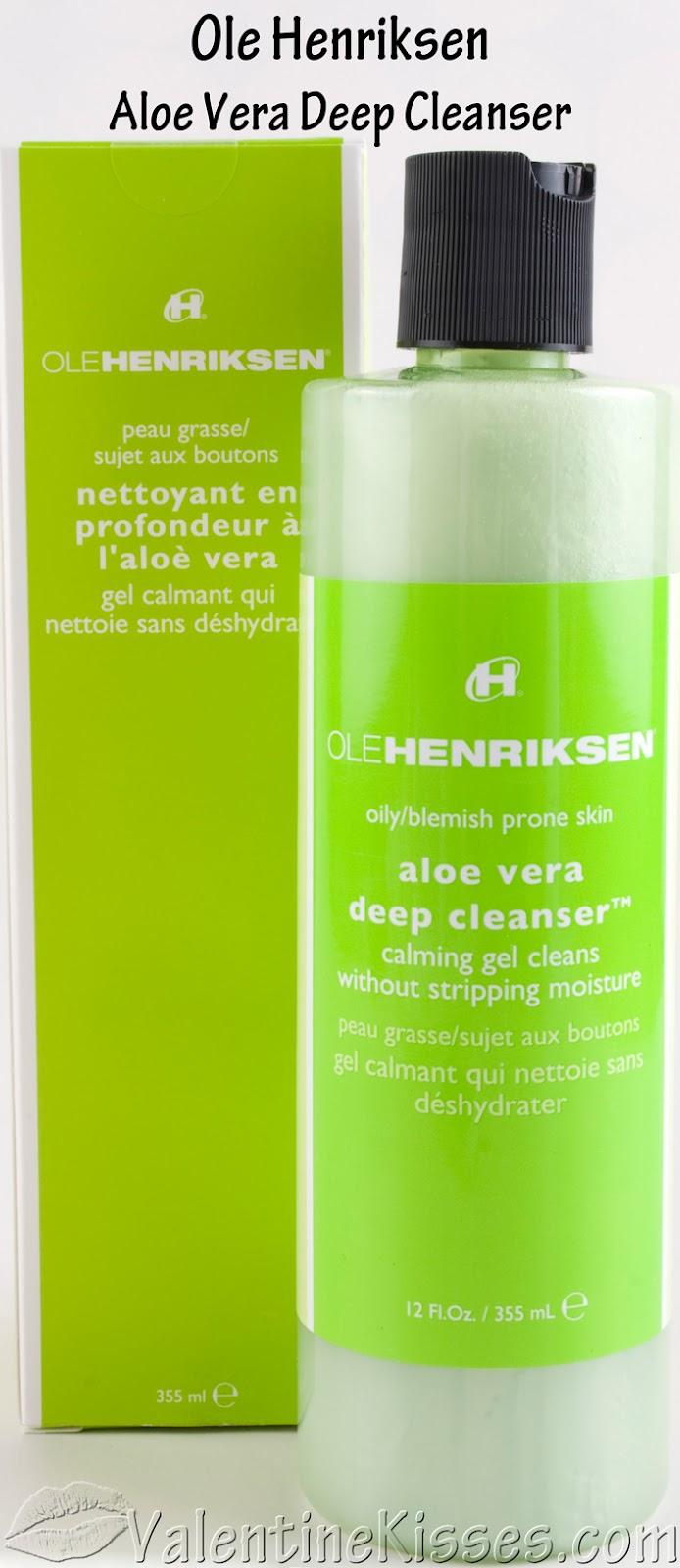 Valentine Kisses: Ole Henriksen Aloe Vera Deep Cleanser - pics, review