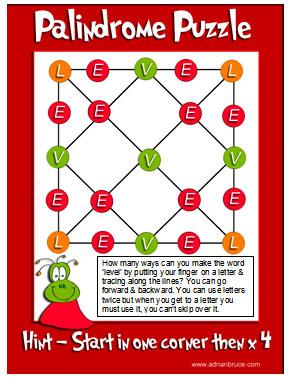 Problem Solving - Palindrome Puzzle - Get Your Students Solving Puzzles