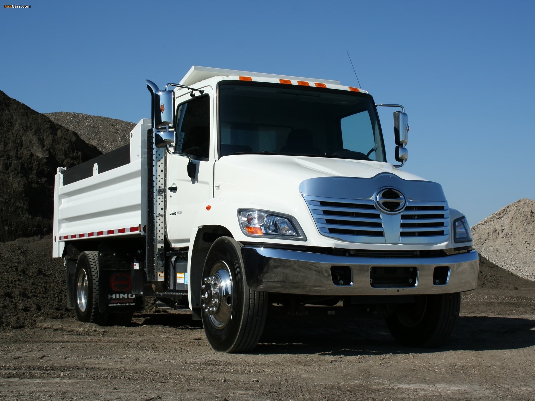 Hino 338 Dump Truck 2007 images (2048x1536)