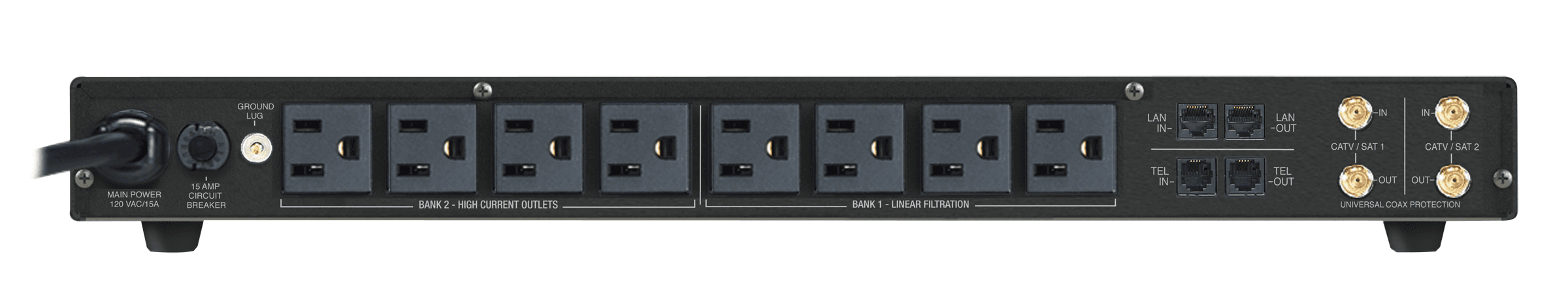 PANAMAX MR4300 9-Outlet Power Management w/Surge & Power Conditioning ...