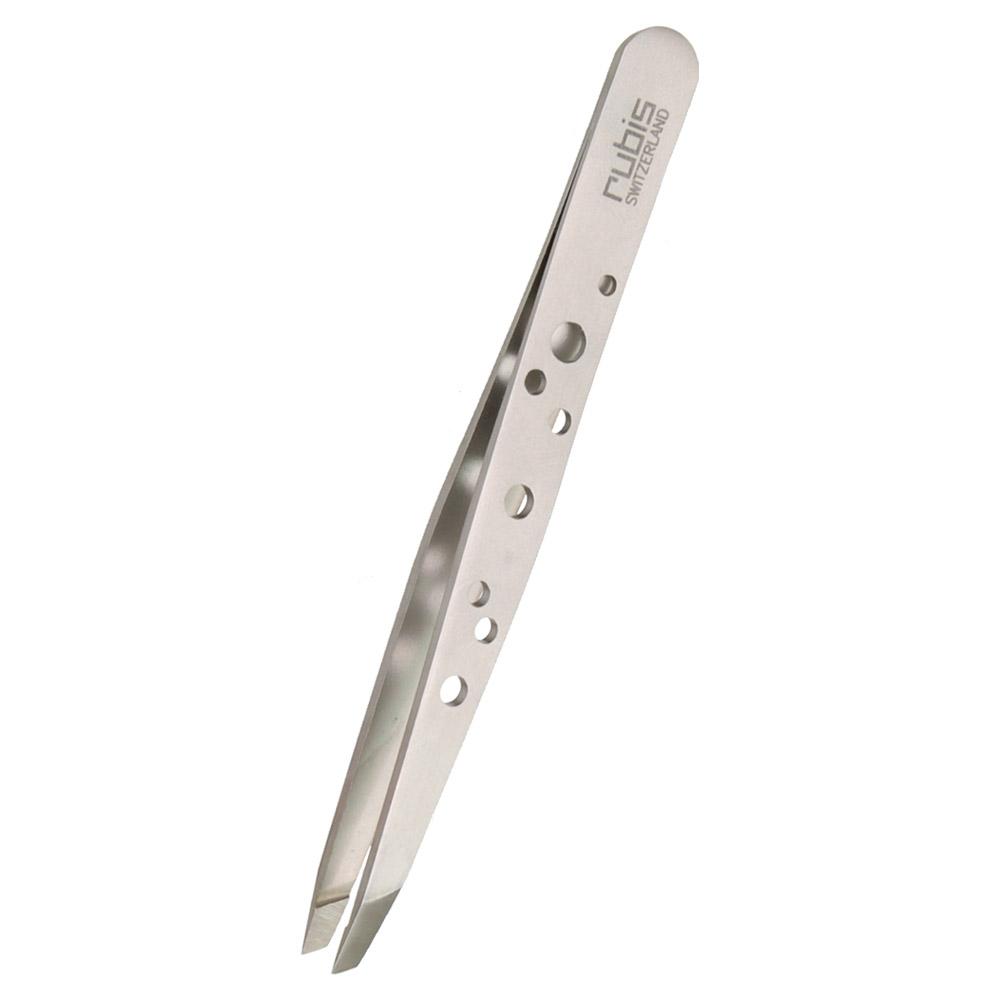 Rubis Switzerland Swiss Tweeze Slanted Tip Tweezer - Stainless Steel ...