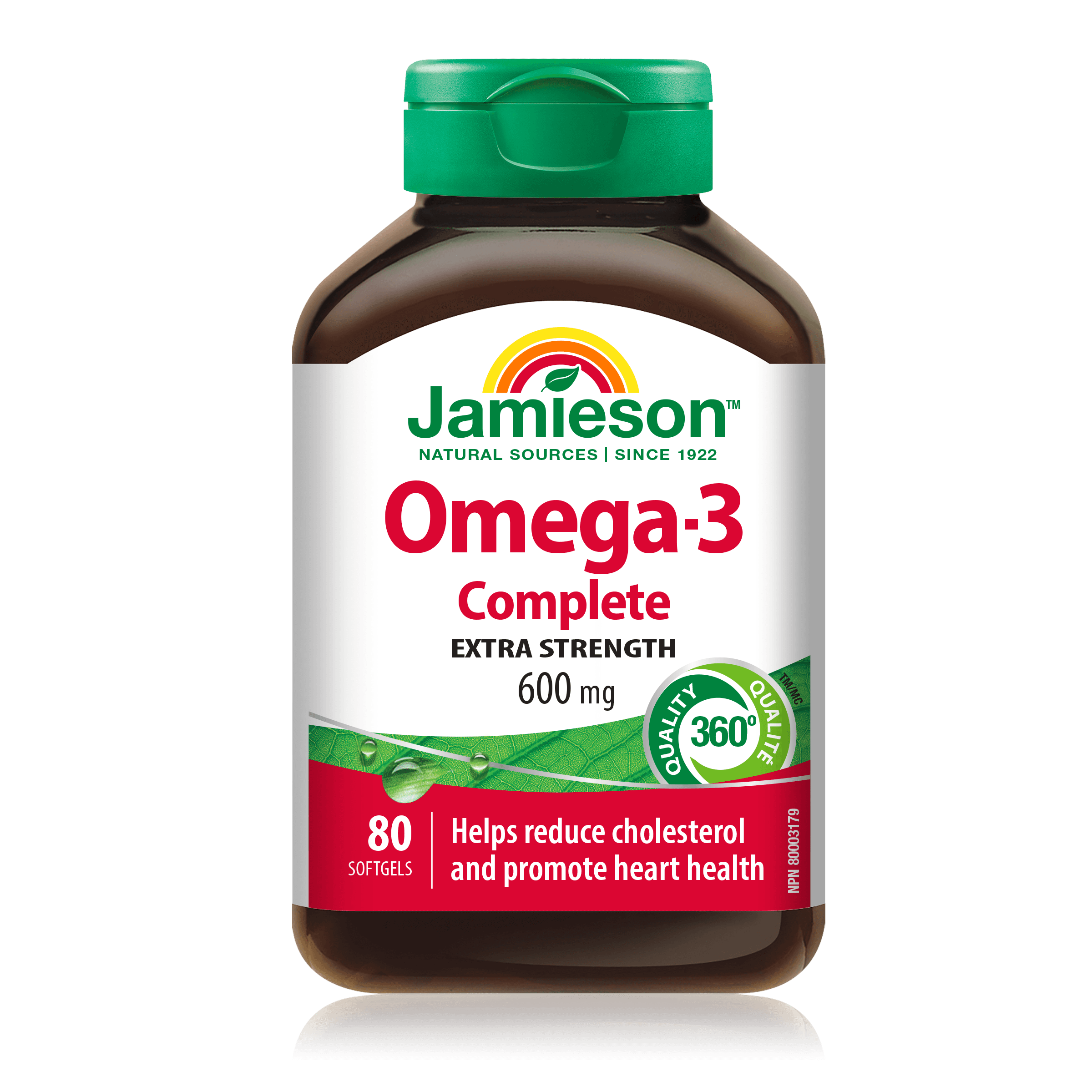 Jamieson Omega-3 + Vitamin D 1000mg Capsules