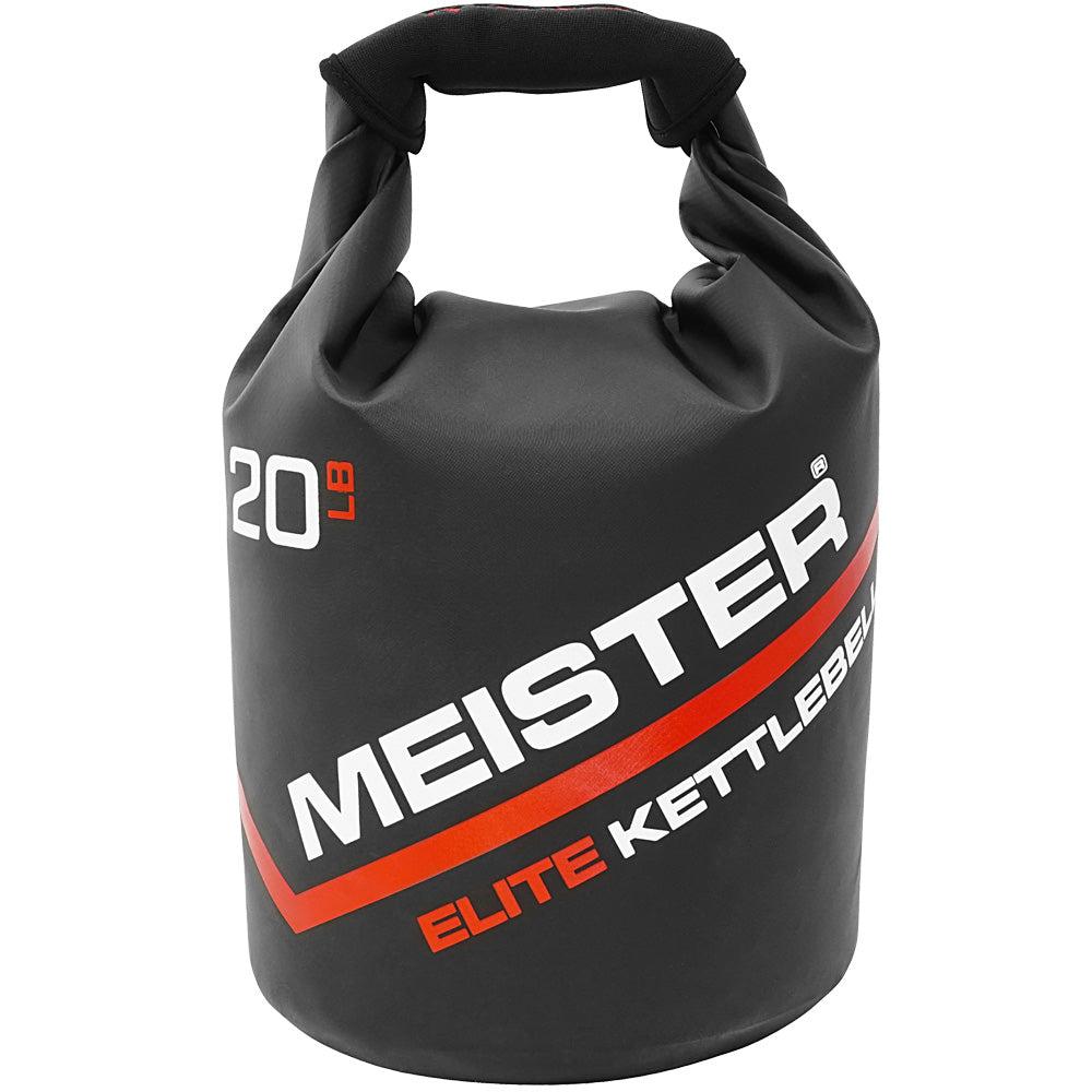 Meister Elite Portable Sand Kettlebell - 20lb / 9.0kg [1099KB20BK ...