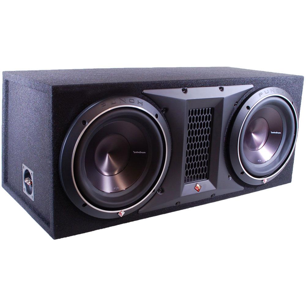 Rockford Fosgate P3-2X12 Ported Subwoofer Enclosure Loaded with Dual 12 ...