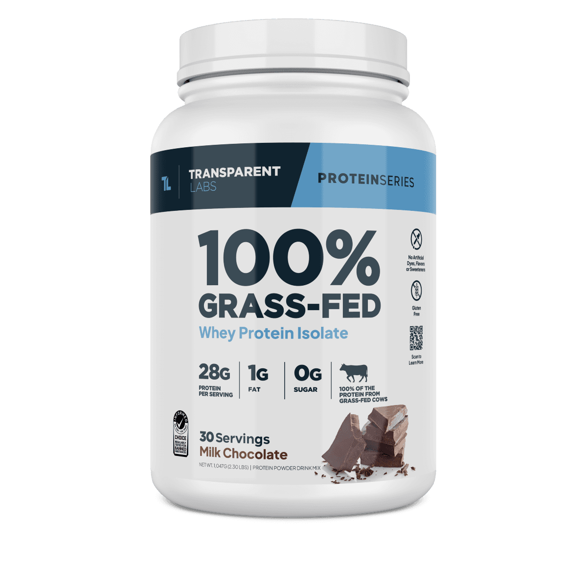 Transparent Labs 100% Grass-Fed Whey Protein Isolate