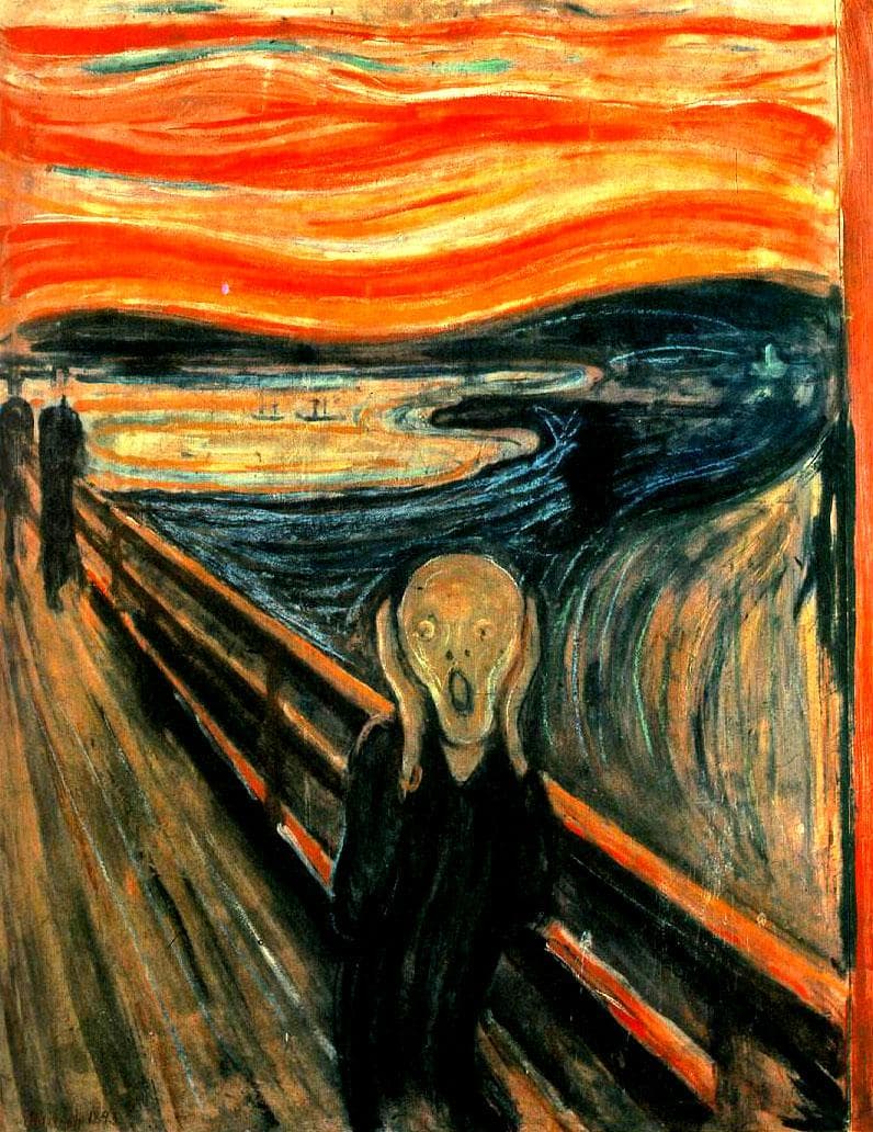 Ginkgo Biloba: El grito, un cuadro de Edvard Munch