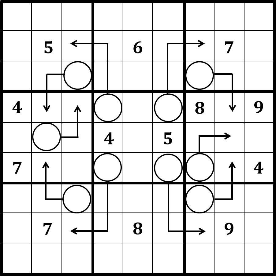 Puzzle#11: Arrow Sudoku