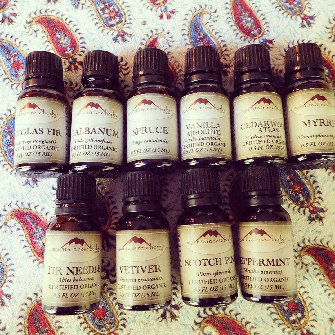 My Recent Essential Oil Order From Mountain Rose Herbs