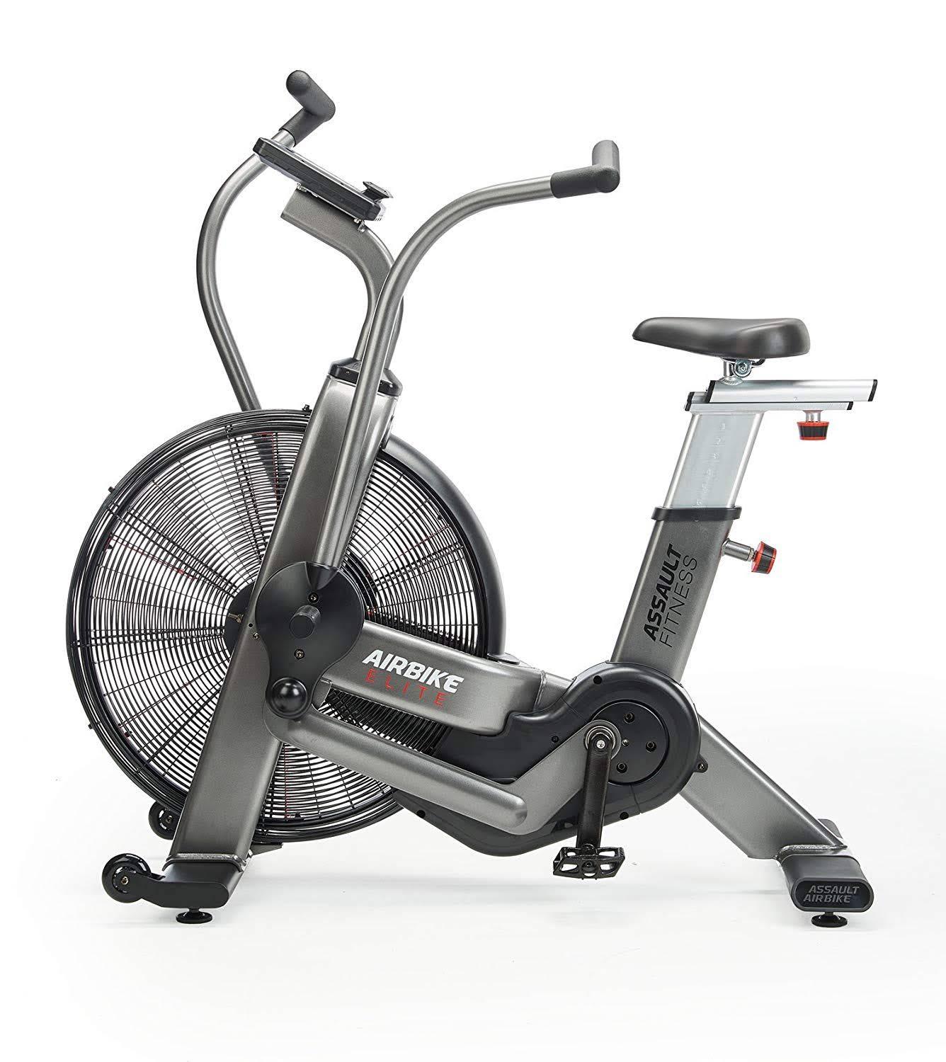 Exercise Bike Zone: Assault AirBike Elite Grey, Air Fan Exercise Bike ...