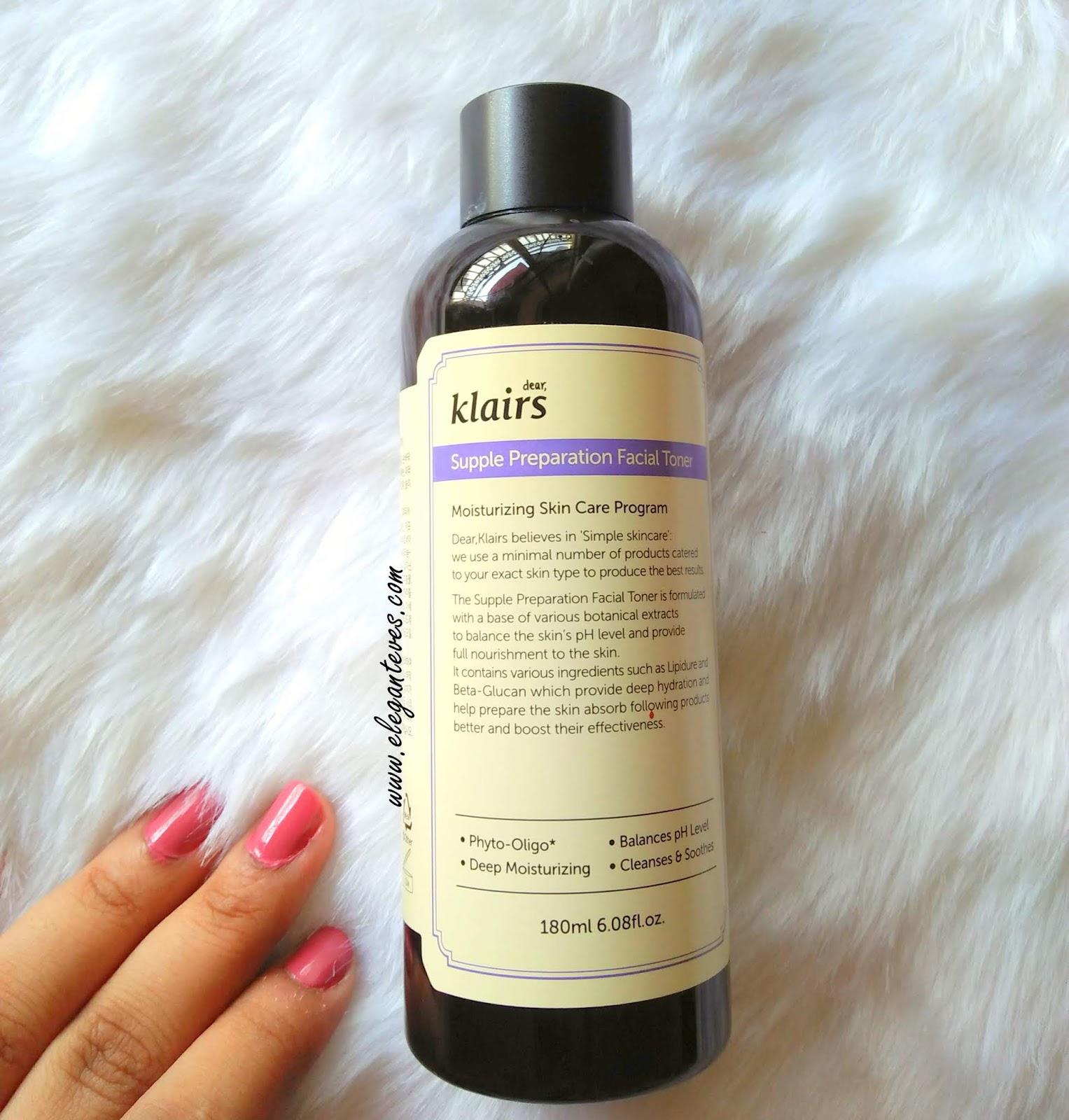 Hydrating toners: Klairs Supple Preparation Facial Toner- Review ...