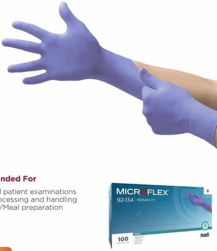 Ansell MICROFLEX 93-260 Textured Nitrile Gloves