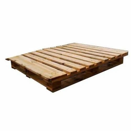 Rectangular 4 Way Single Face Wooden Pallet at ₹ 450/cubic feet in ...