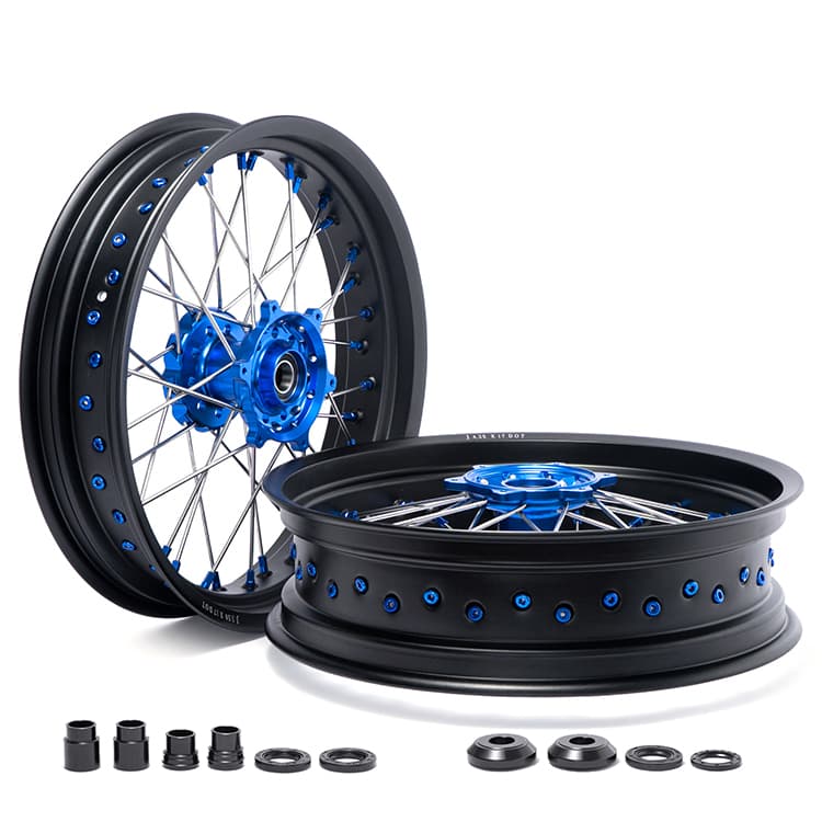 Front Rear Spoked Wheel Rim Hub Set for Yamaha - Buy Spoked Wheel Rim ...
