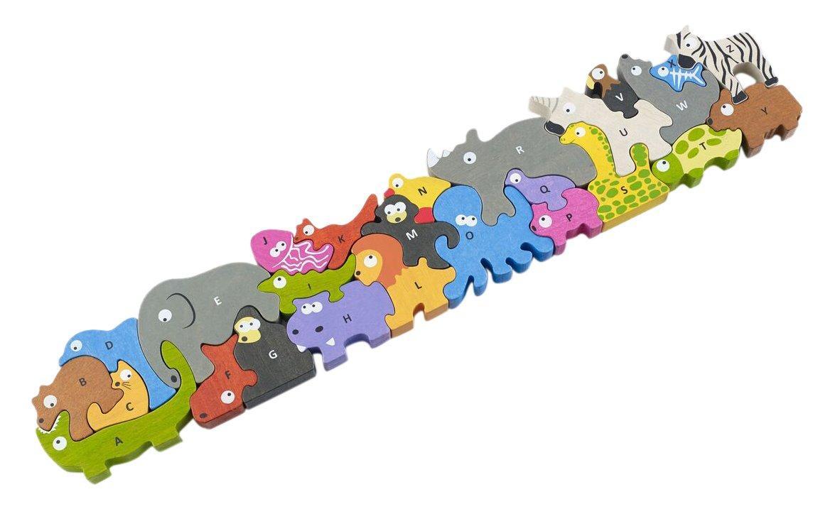 BeginAgain - Animal Parade A to Z Puzzle and Playset, Make Learning Fun ...