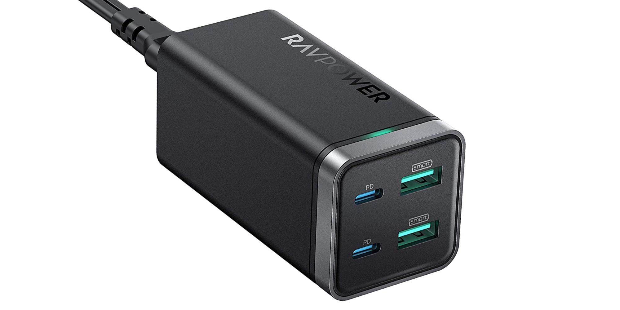 Smartphone Accessories: RAVPower 65W USB-C Charging Station $38 (Save ...