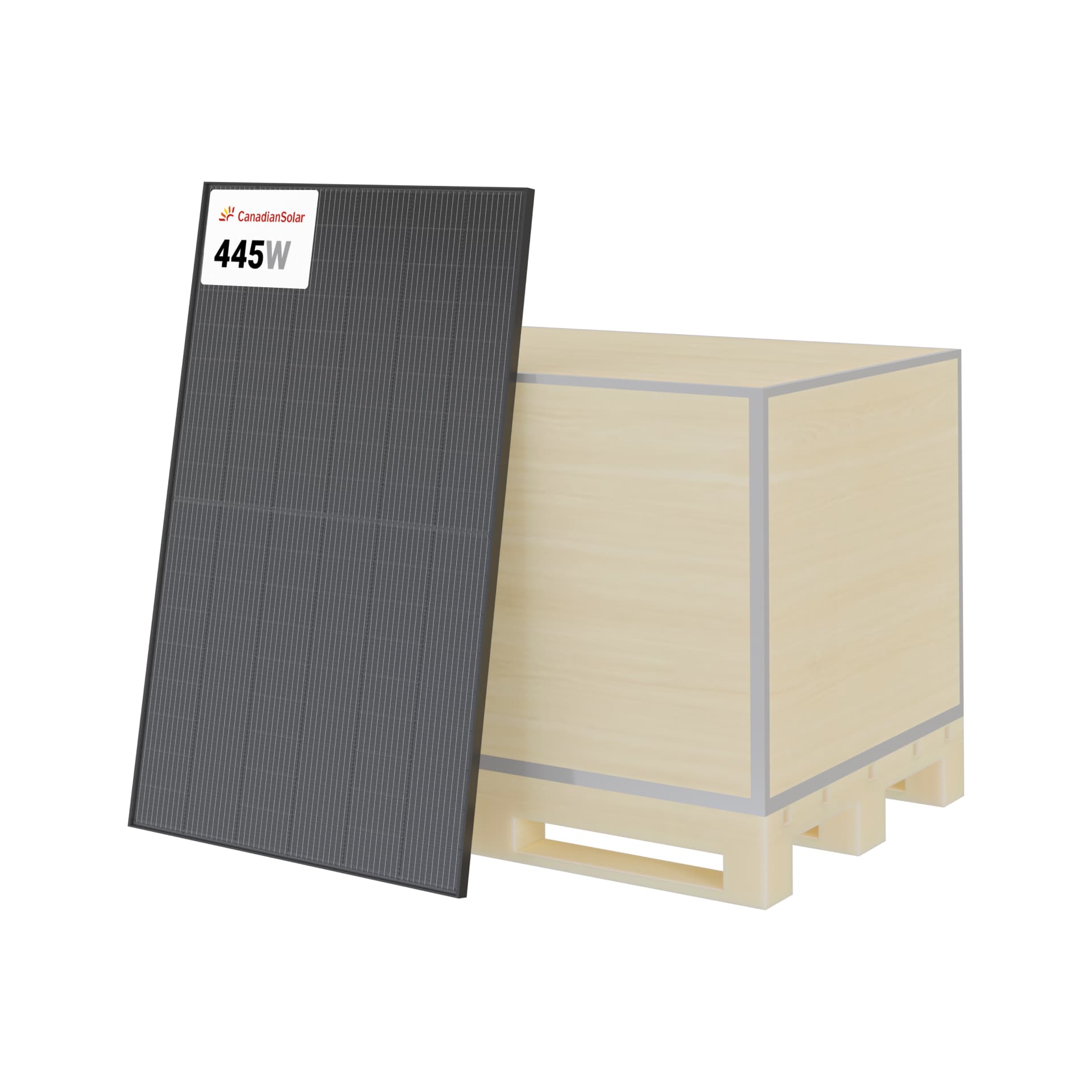 Canadian Solar 445W Solar Panel 108 Cells TOPHiKu6 (All-Black) CS6.1 ...