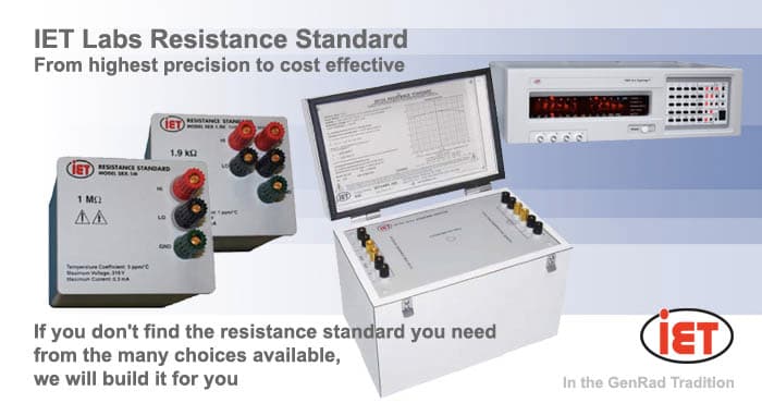 IET Labs resistance standard, product list - Resistance standards - AC ...