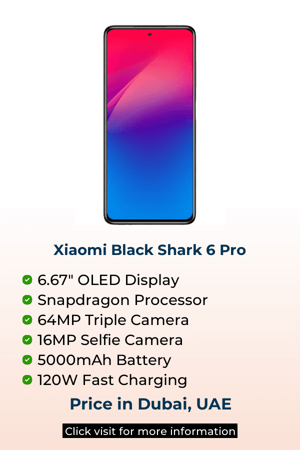 Xiaomi Black Shark 6 Pro Price in UAE (Dubai) May 2026 - Mobileinto UAE ...