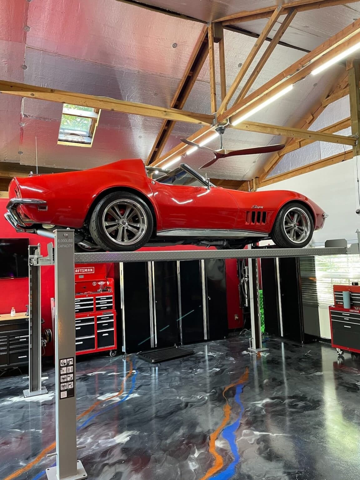Triumph Storage Lift NSS8, 4 Post Parking lift, 8,000-lb Capacity – antsll