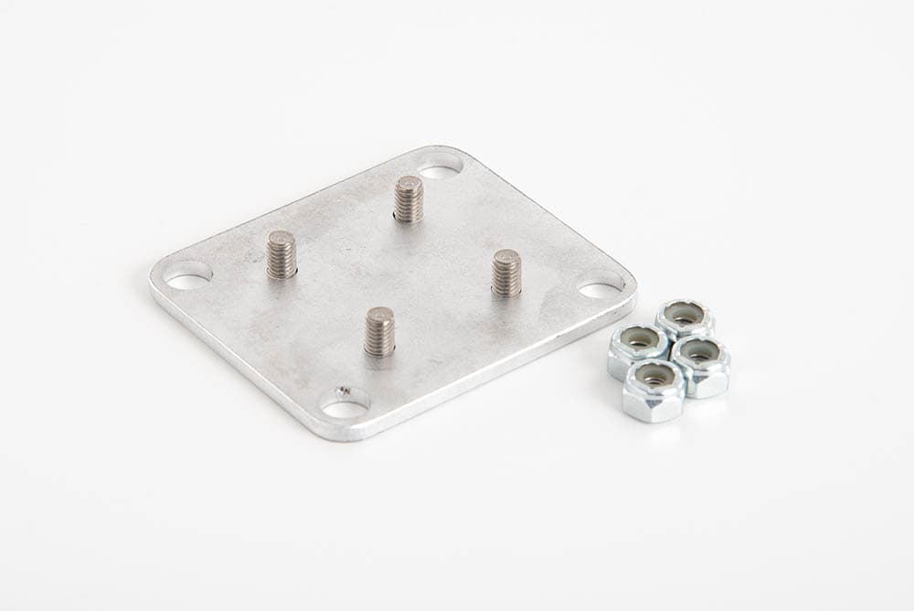 Caster Adapter Plate for 2" and 2.5" Casters (PN 95-0534) - ASI Support