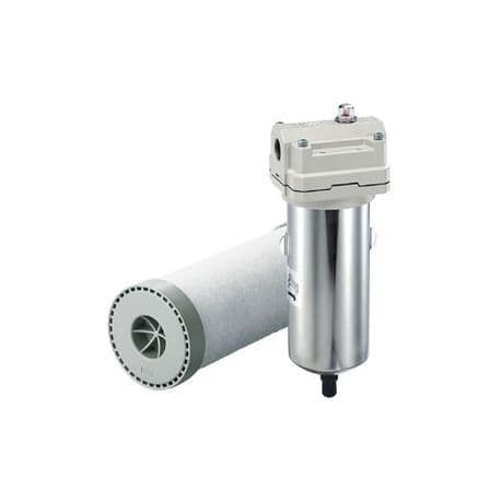 SMC® AFF70D-N10-B AFF Series Main Line Air Filter, 1 in NPT Port, 0.12 ...