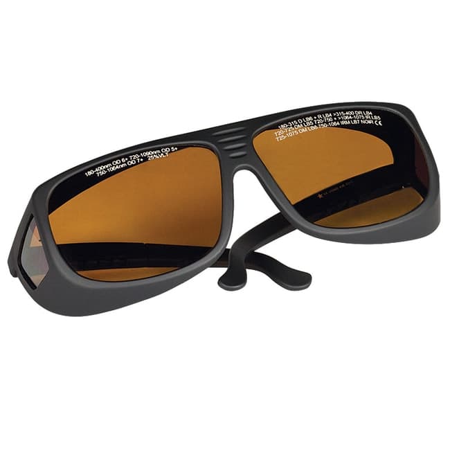 THORLABS INC Laser Safety Glasses, Amber Lenses, 25% Visible Light ...