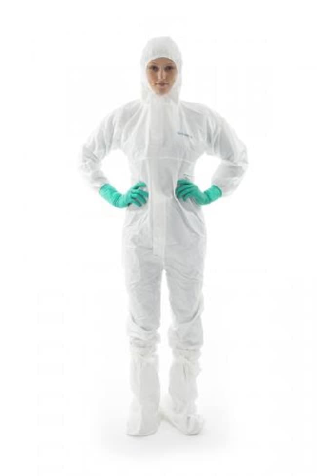 Ansell BioClean-D Sterile Disposable Coveralls with Hood and Thumb ...