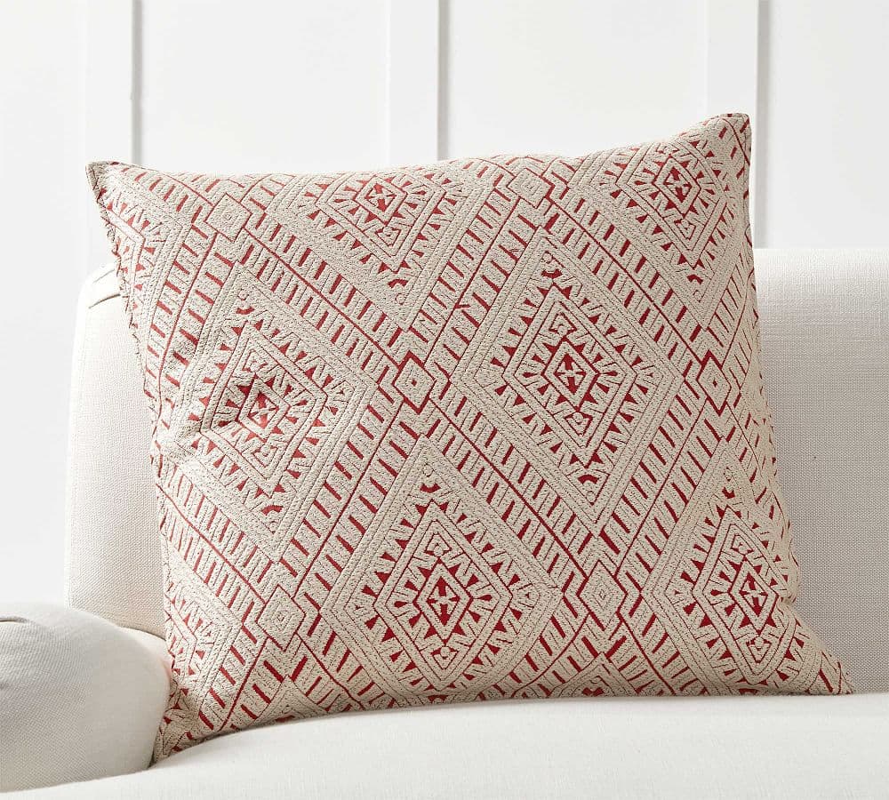 Miya Embroidered Pillow Cover | Pottery Barn