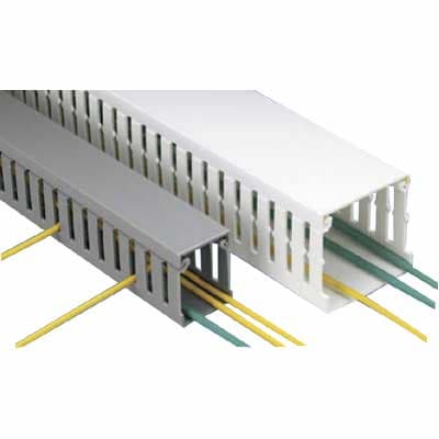 Panduit F1X3LG6 Type F Narrow Slot Duct, PVC, 1" x 3" x6, Panduct ...