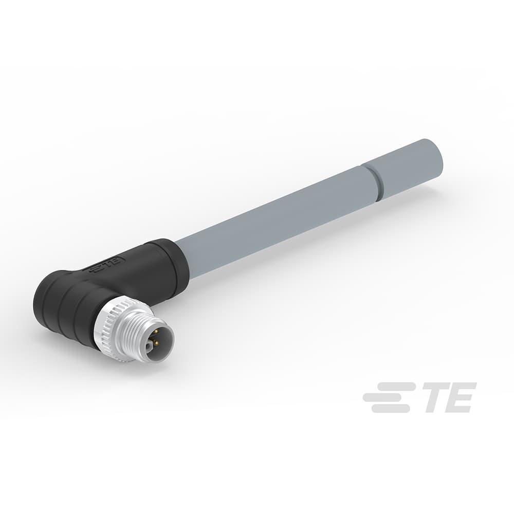 TE Connectivity T41511C9L25-001 M12 Cable Assembly, Plug, non-shielded ...