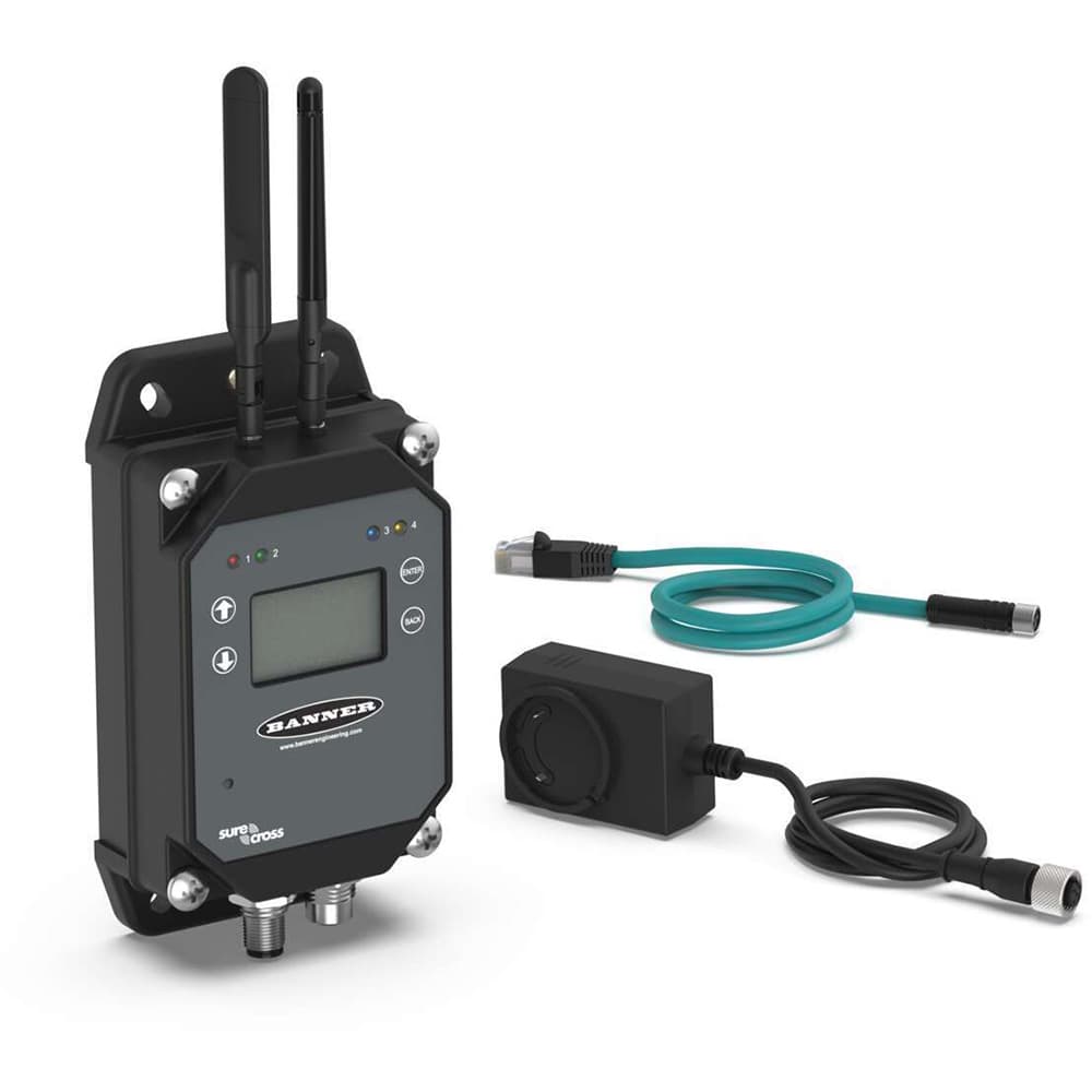 Banner Engineering DXM1200-CK2-W Asset Monitoring Gateway, CLOUD ID, 2 ...