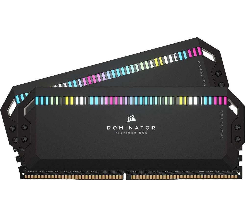 CORSAIR Dominator Platinum RGB DDR5 5200 MHz PC RAM - 2 x 16 GB Fast ...