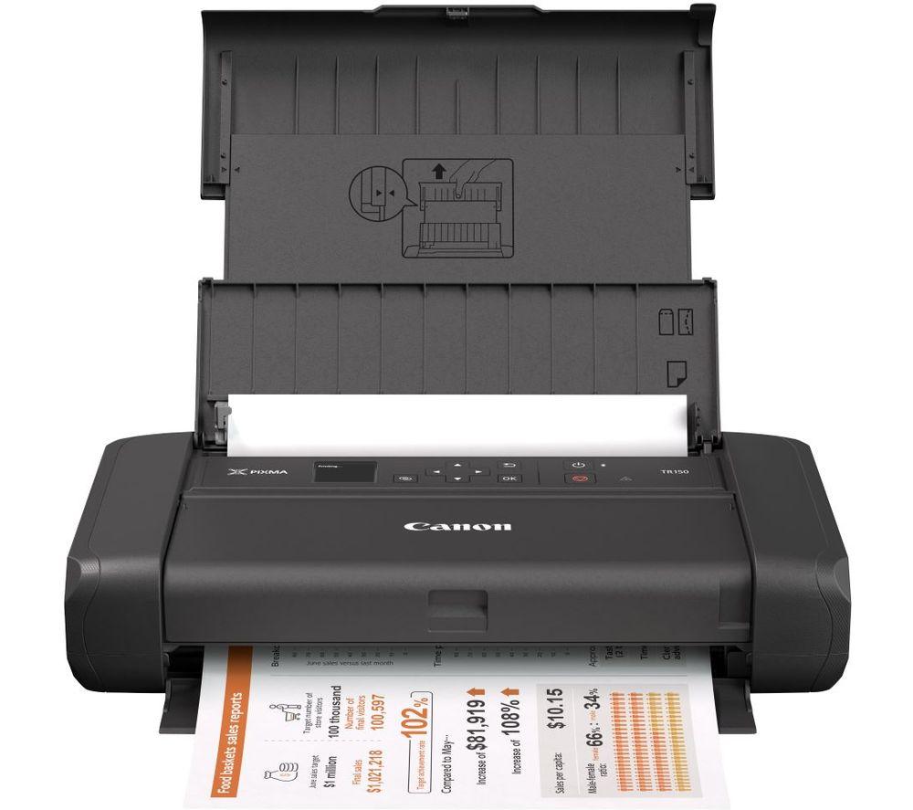 Buy CANON PIXMA TR150 All-in-One Wireless Inkjet Printer - Black | Free ...