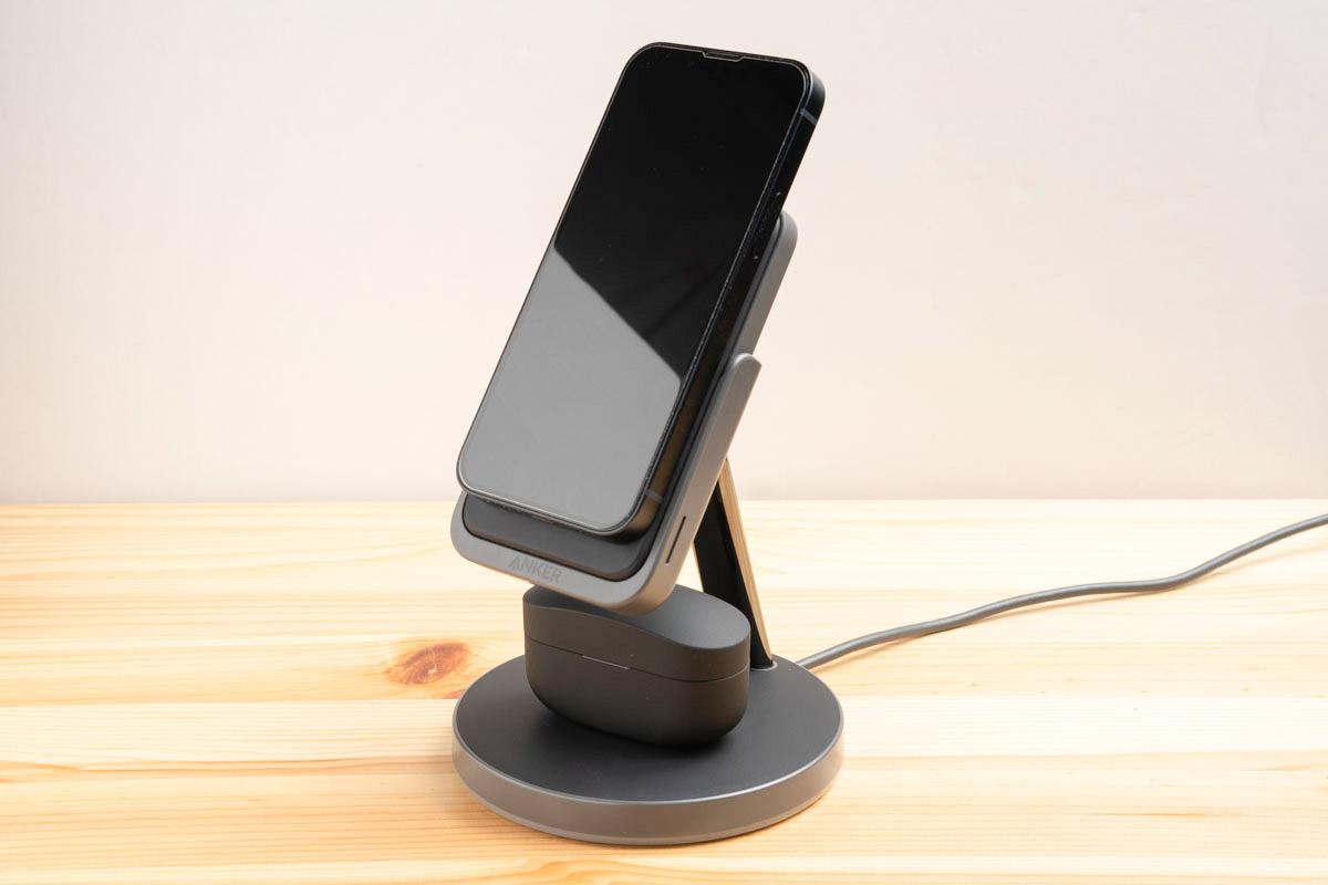 Anker「633 Magnetic Wireless Charger」レビュー。モバイルバッテリー搭載の充電スタンド