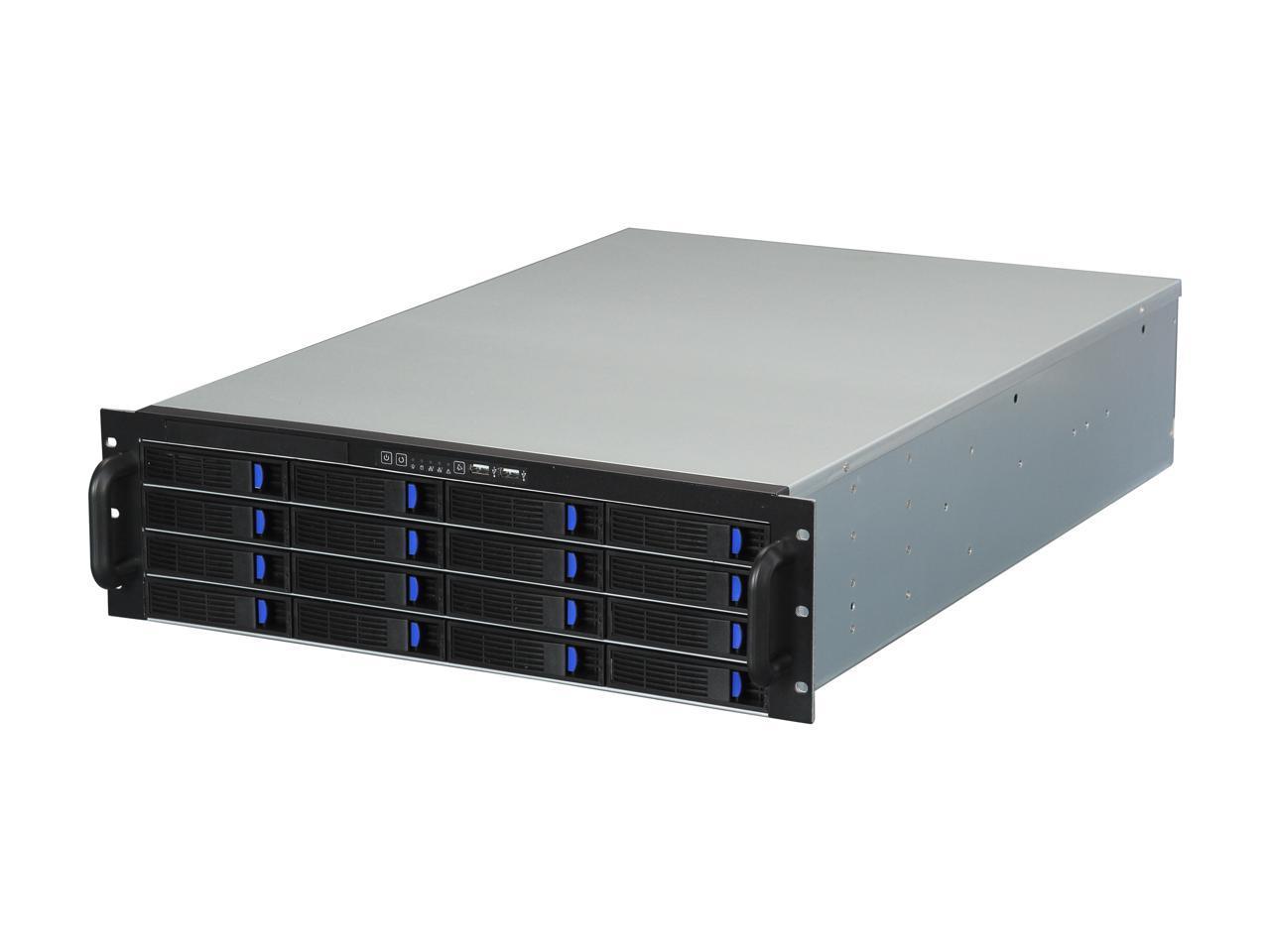 NORCO RPC-3116 3U Rackmount Server Case w/ 16 x SATA/SAS Hot-Swap Drive ...