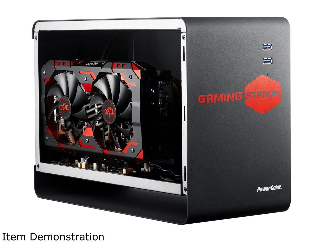 PowerColor Gaming Station - Thunderbolt 3 eGFX Enclosure for Windows 10 ...