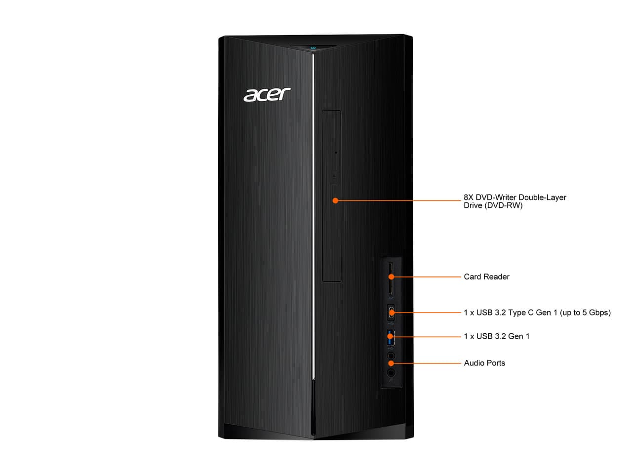 Acer Desktop Computer Aspire TC-1760-UR11 Intel Core i5-12400 16GB DDR4 ...