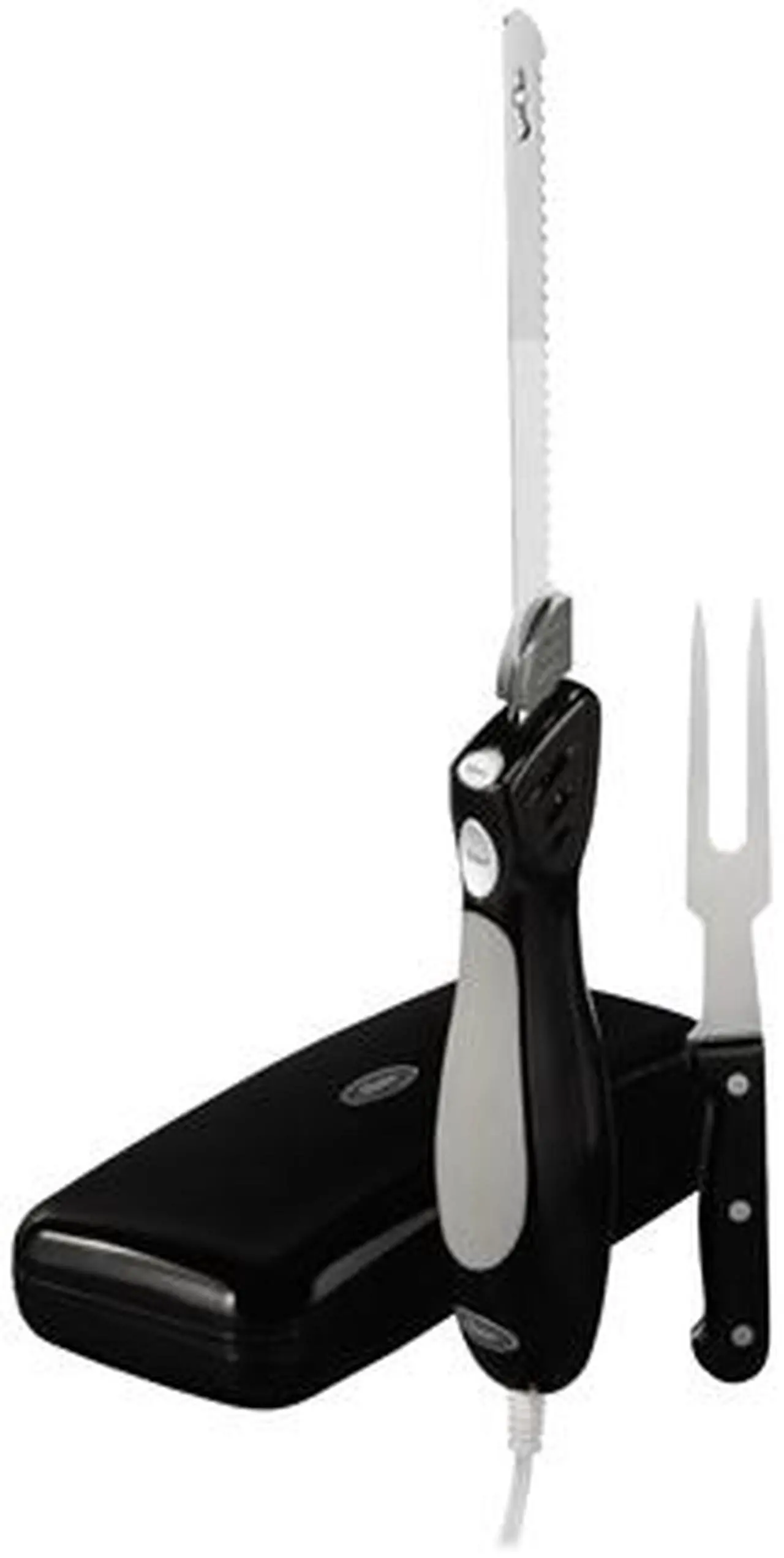 Oster FPSTEK2803B Electric Knife with Carving Fork and Storage Case ...