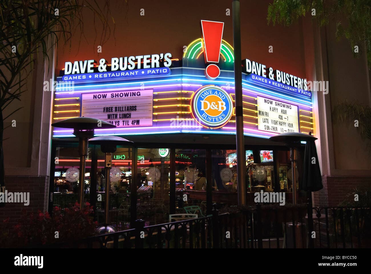 Dave and Buster's at The Block in Orange, California Stock Photo - Alamy