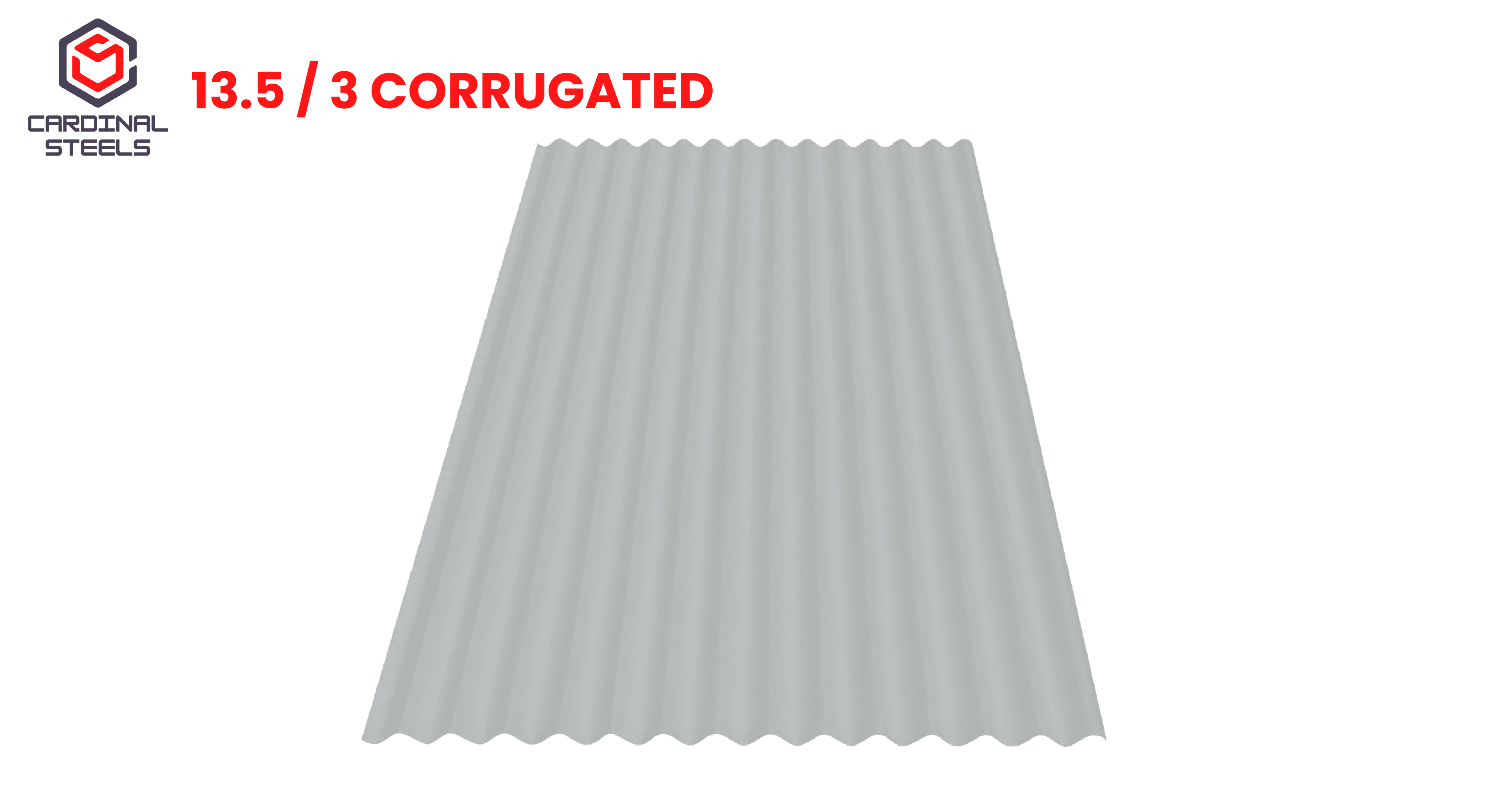 Corrugated Steel Roofing Sheets | 1 Metre to 10 Metres Long