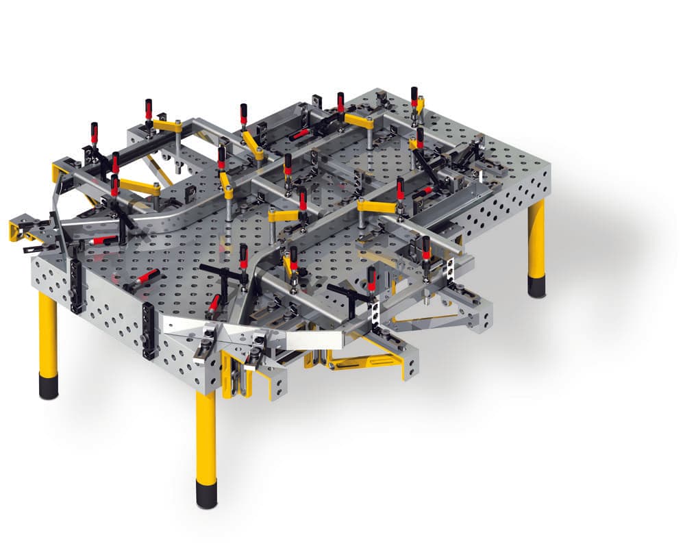 Demmeler Modular Industrial Welding Table System | Carver & Co
