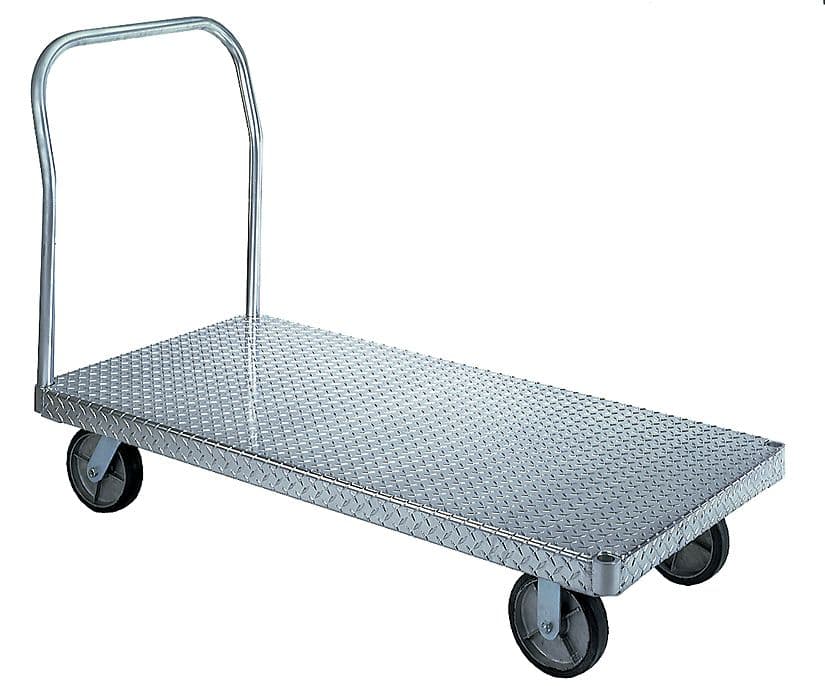 Platform Trucks - Aluminum, Steel Grid, Steel, Narrow Aisle Shelf Cart ...