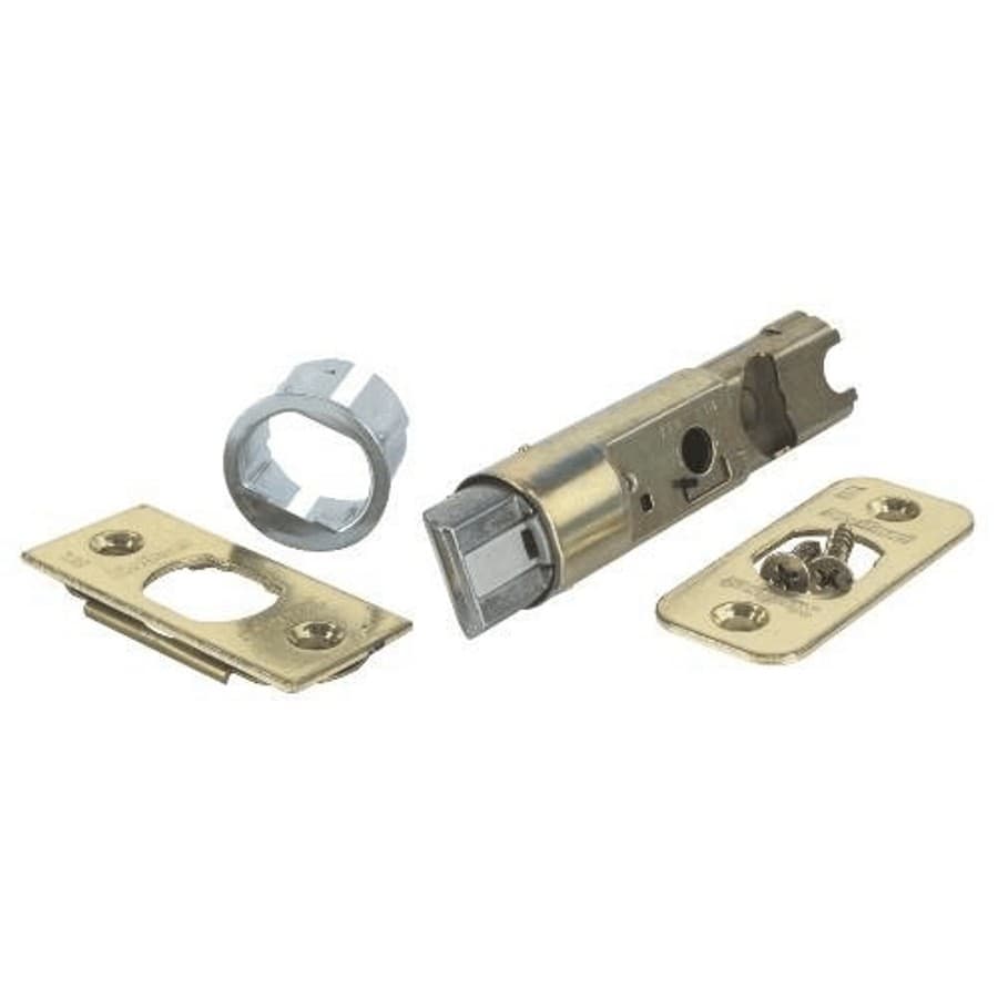 Weiser Lock: Brass Spring Door Backset Latch :: Brantford Home Hardware