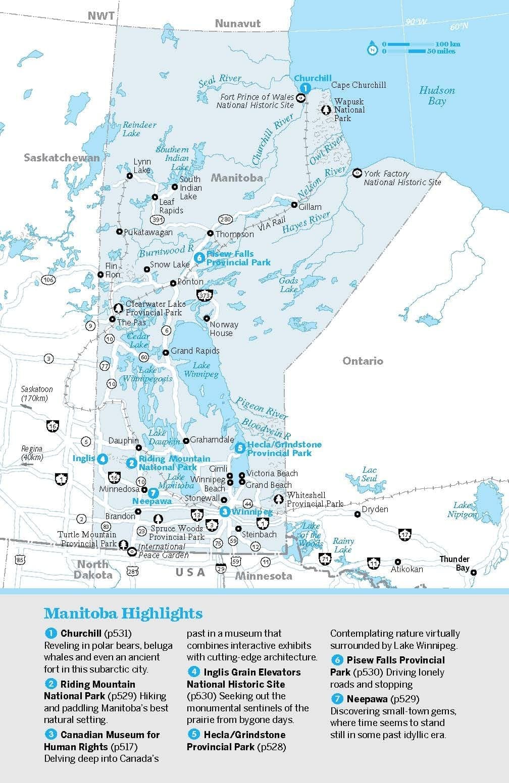 Lonely Planet Canada Planning Map