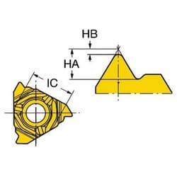 Sandvik Coromant 5781920 CoroThread® 266 Threading Insert, ANSI Code ...