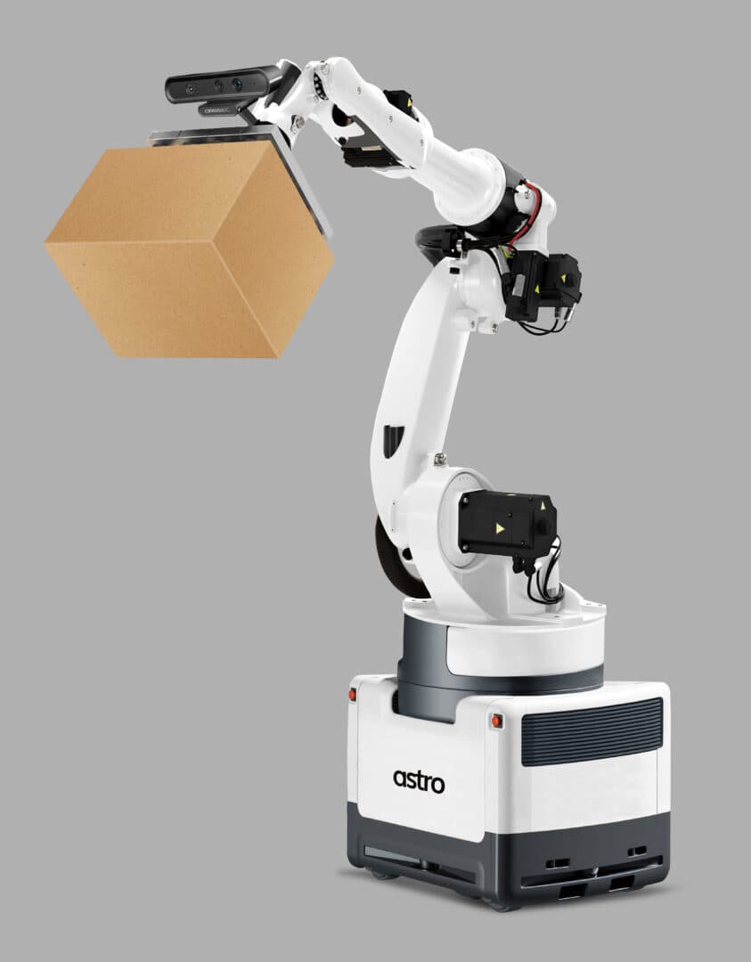 Automate truck unloading mobile robot for container unloader