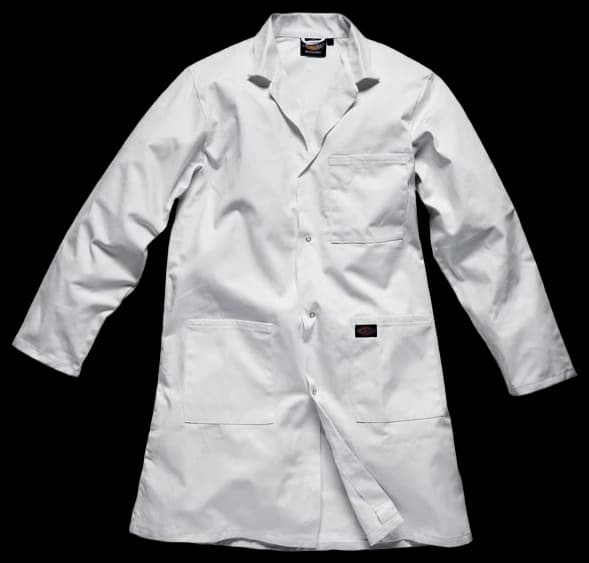 Dickies Redhawk Warehouse Mens White Coat – Sport It First