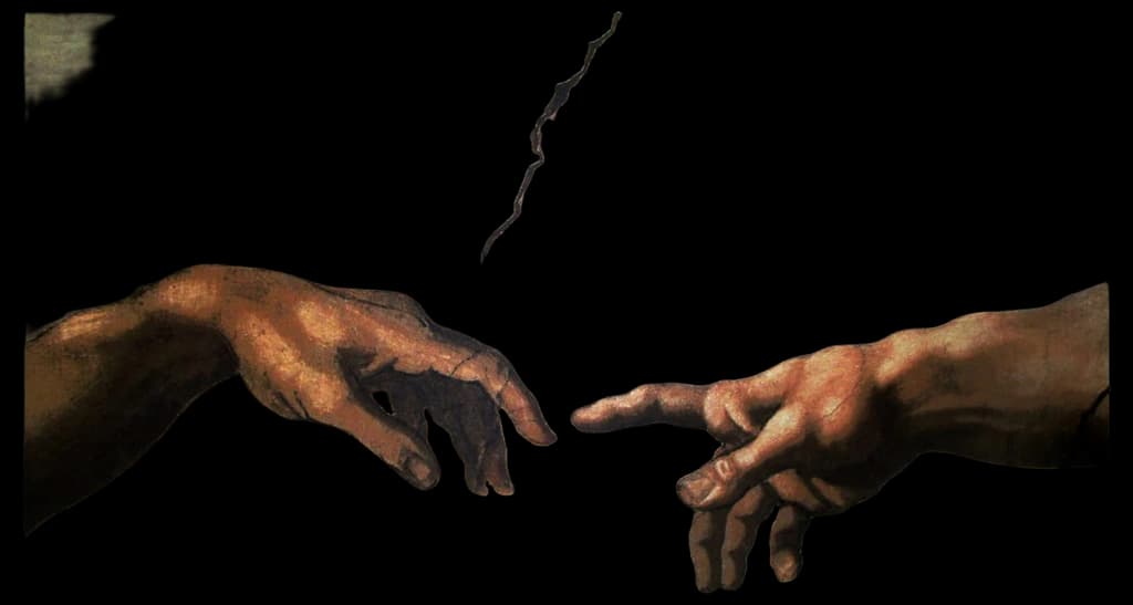 The Creation of Adam Hand Towel by Michelangelo Buonarroti - Pixels